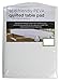 Sultan's Linens PEVA Quilted Table Pad with Flannel Backing, Waterproof, Skid Resistant (52