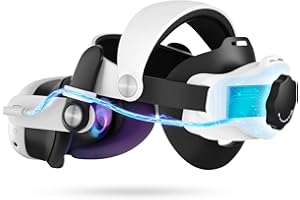 Adicop Battery Head Strap Compatible with Meta Quest 3S/3, Extend Playtime and Enhance Immersion Comfort, 6000mAh Quest 3S/3 Head Strap Accessories