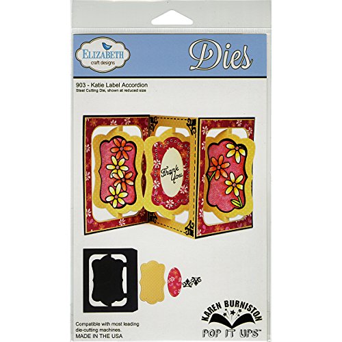 Elizabeth Craft Designs Metal Die-Katie Label Accordion