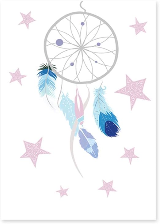 Xiangpeifbh Drucken Leinwandbilder Boho Style Liebe Lila Kinderzimmer Madchen Wandkunst Poster Bilder Fur Kinderzimmer Wohnkultur 50x70 Cm 19 7 X 27 6 Kein Rahmen Amazon De Kuche Haushalt