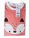 UniFriend Premium Little Girls,Boys 2 Piece Pajama Set Pink Fox US 4~5Y/Asia 120 (KGSR02)