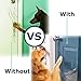 Bezica Four(4) Furniture Protectors from Cats, Cat Scratch Deterrent, Self-Adhesive Protector Pads (18 inches L X 8 inches W), Toughest Scratch Guards for Upholstered Leather and Wood Furniture Door.
