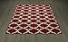 Sweet Home Stores Clifton Collection Red Moroccan Trellis Design (5' X 7') Area Rug