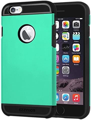 EZZYMOB iPhone 6 case and iPhone 6 plus case cover, Heavy duty, Ultra slim Hybrid Armor Case, Shockproof TPU Rubber and Polycarbonate case for apple iPhone 6/6s and apple iPhone 6 Plus.