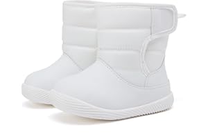 BMCiTYBM Baby Boy Girl Snow Boots Waterproof Winter Warm Booties Nonslip Lightweight Outdoor Shoes for First Walkers 6 9 12 18 24 Months(Infant/Toddler)