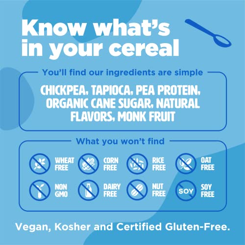 Protein and GlutenFree Breakfast Cereal by Three Wishes Frosted, 6 Pack High Protein and