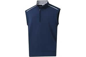 M MAELREG Golf Vests For Men Dry Fit Lightweight Moisture Wicking Performance Sports Breathable Golf 1/4 Zip Pullover Men