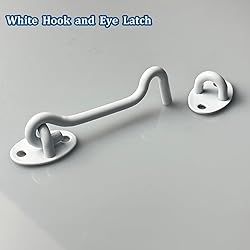 M MIMHOOY 2 Pack Hook and Eye Latch for Door 3 inch