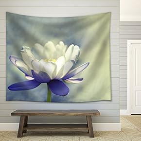 Water Lily - Fabric Wall Tapestry Home Decor - 51x60 inches