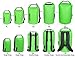 MARCHWAY Floating Waterproof Dry Bag Backpack 5L/10L/20L/30L/40L, Roll Top Sack Keeps Gear Dry for Kayaking, Rafting, Boating, Swimming, Camping, Hiking, Beach, Fishing (Green, 20L)