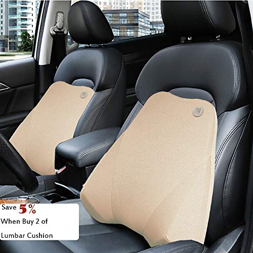 Car Lumbar Pillow For Back Spine Coccyx Pain Relief Comfort Back