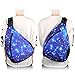 ICOLOR Sling Backpack Canvas Crossbody Shoulder Bag Multipurpose Beach Tote Pack Bags Rucksack for Men Women Hiking Cycling Walking Dog Travel Daypack for Lady Girl Teens Women & Men