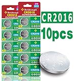 CR2016 3V Lithium Battery (10-Pack)