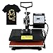 F2C Professional Swing Away 360-degree Rotation Digital Heat Transfer Sublimation T-Shirt Heat Press Machine for T Shirt Black