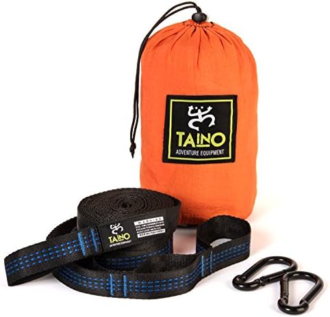 Double Hamaka Hammock Bundle with Quickstraps (Orange/Grey)