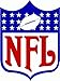 NFL Football Logo Decal Bumper Sticker 4" x 5"