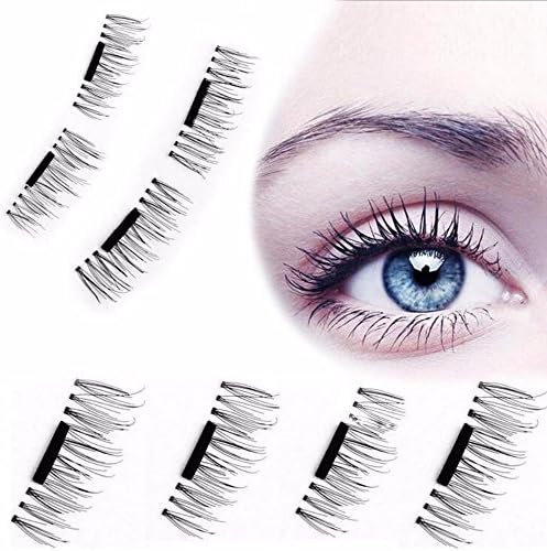 New 3D Magnetic Eyelashes, 1 Pair 4 Pieces | Eyelashes for Natural Look| Reusable Best