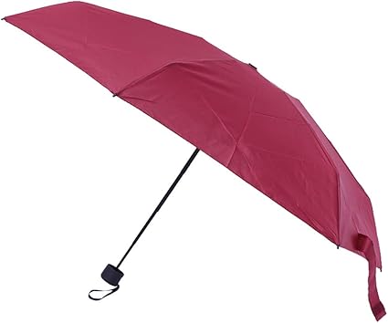 a lightweight umbrella that protects the user from the sun