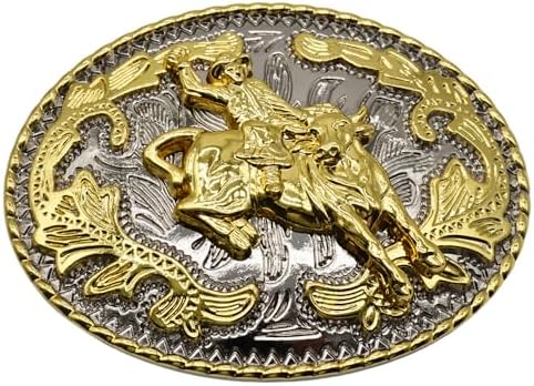 Amazon.com: WMG Horse Head Belt Buckle Cowboy Rodeo Western  display picture 1