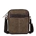 Eshow Men's Small Canvas Crossbody Shoulder Bag Messenger Bag Fanny Bag