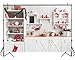 Funnytree 7X5ft Christmas Modern Kitchen Photography Backdrop Retro Wood Wall Cook Background Indoor Photobooth Decorations Photo Studio Newborn Baby Portrait Props