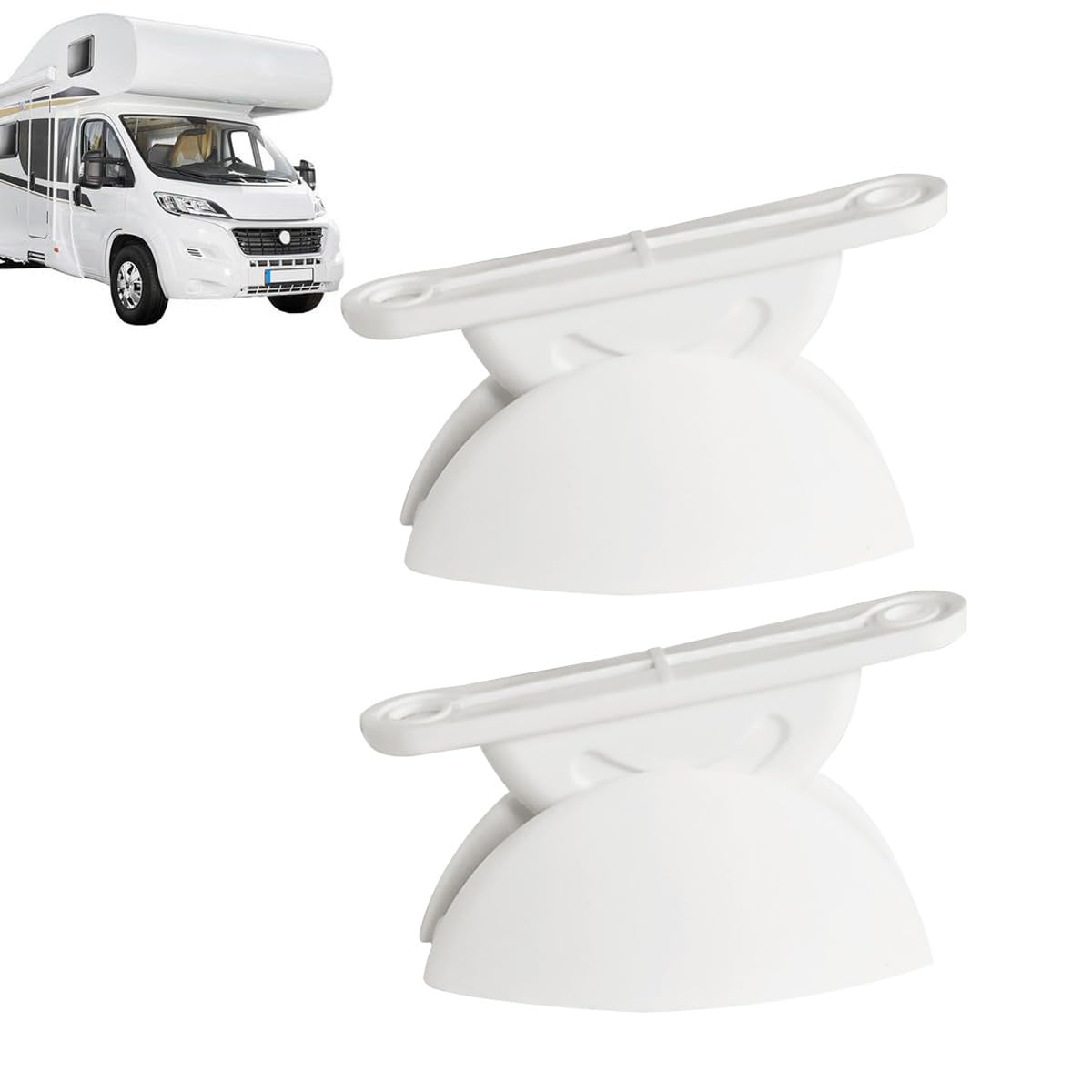 2 Sets RV Retaining Catch Holder Door Retainer Kit Door Catch Stopper Clip for T4 T5 T6 Campervan RV Boat Motorhome Caravan Cabinet Cupboard Drawer