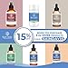 Skin Daily Ocean Mineral Facial Toner Spray - Alcohol Free Skin Care for Oily, Dry, and Combo Skin - With Tea Tree Oil, Organic Kelp Extract, Blue Green Algae, Dead Sea Salt - 4 oz