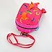 ZLMBAGUS 3-6 Year Old Little Kids Toddler Backpack Dinosaur Shaped Shoulder Satchel Bag with Safety Leash Anti-lost Daypack Purse Pink