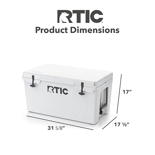 RTIC 65 Quart Ultra-Tough Hard Cooler Insulated Portable Ice Chest