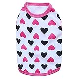 Small Dog Shirt, Voberry® Fashion Summer Pet Dog Girls Heart Dot T-shirt (S)