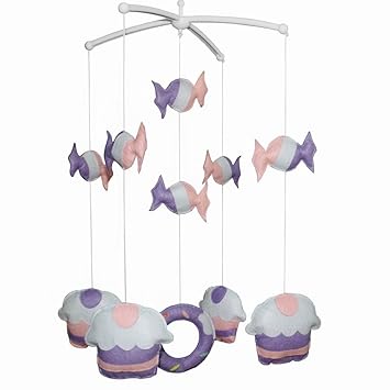 purple baby mobile
