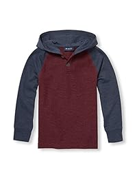 El lugar de los niños Chicos con capucha Henley Camisa
