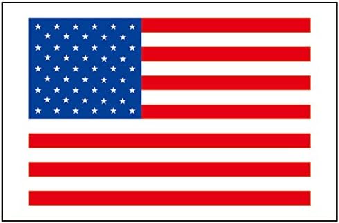 6 Large American Flag Tattoos, US United States of America Party Favors