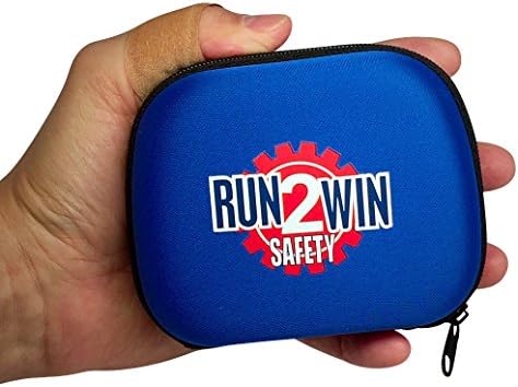 Mini First Aid Kit for Hiking & Camping, 100-Piece Small Durable Lightweight, Ideal for Travel Safety Backpacking Car Boat or Kids, Fully Stocked USA Fresh Basic Home Medical Supplies Portable