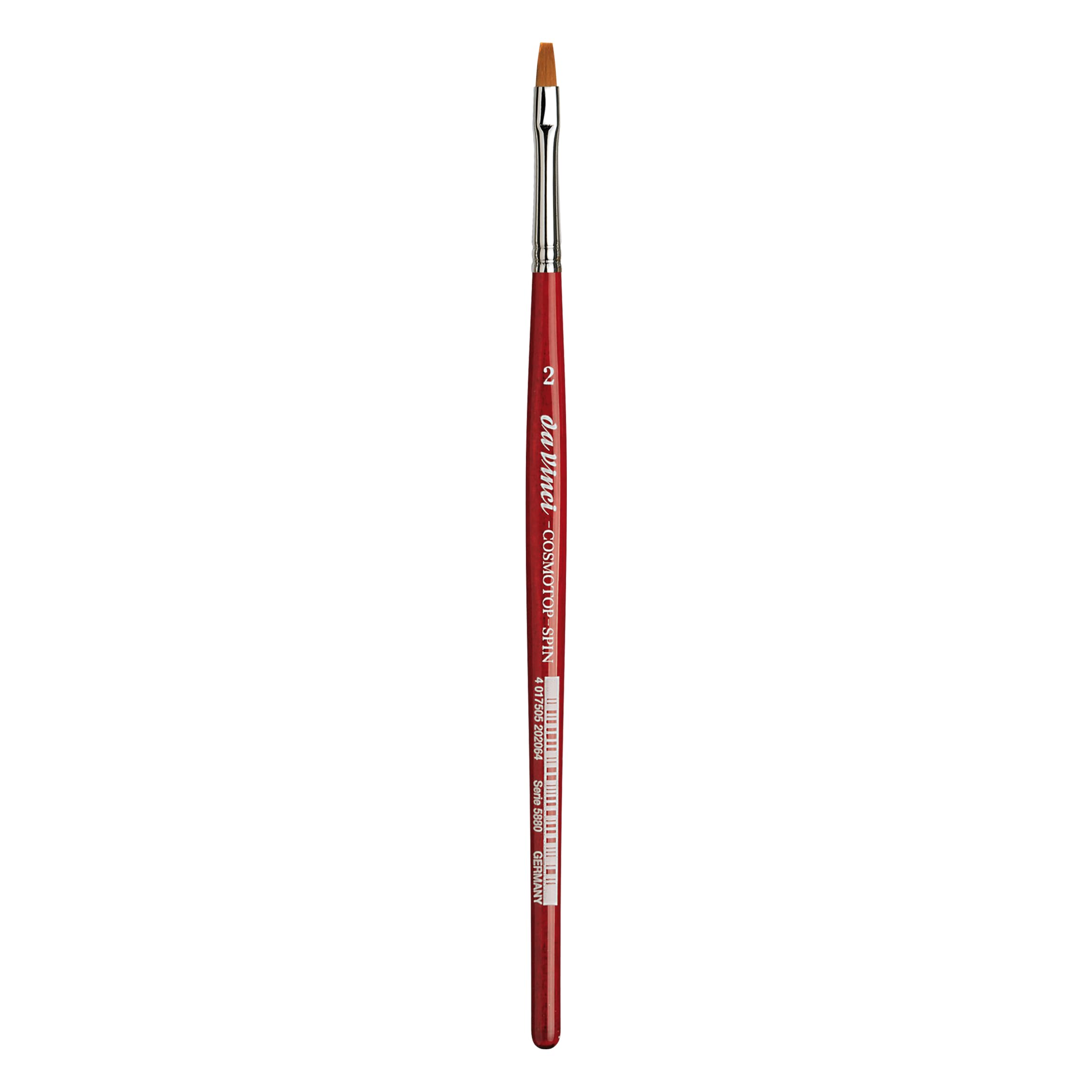 Da Vinci 5880 Series Water Colour Brush, Synthetic Fiber, Red, 18.5 x 0.46 x 30 cm — image 1