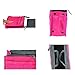 Focussexy Handbag Organizer Multi Pocket Purse Tote Black
