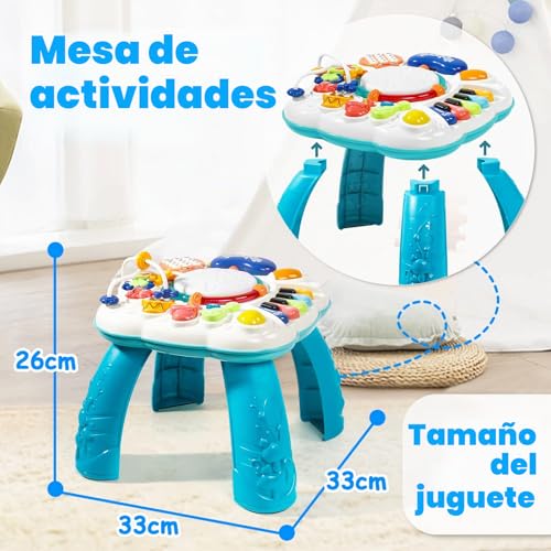 Toys Children 1 Year - Table Activities Baby Toy Montessori Babies Girl 1 2 Years Christmas Gift Musical Instruments Children's Sounds and Lights Educational Gifts for Children 1 2 Years 9 12 Months