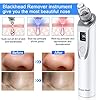 Blackhead Remover Pore Vacuum, Ocean Heart Pore Cleaner with Blue/Red Ray Light and Large LCD Display, Electric…