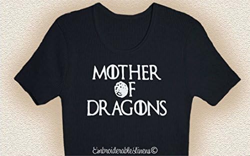 Game of Thrones- T-Shirt (HBO) Mother of Dragons Exclusive by EmbroiderableLinens©