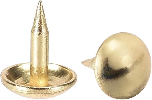 Uxcell Upholstery Nails Tacks 8mm Dia 10mm Height Round Thumb Push