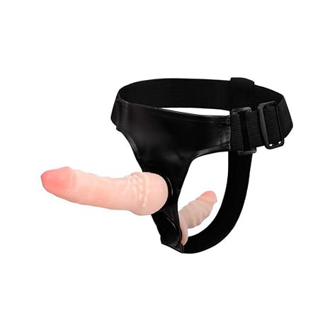 Strap on mit Innen Penis Double Dong Flesh