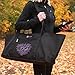 AURORAE Yoga Mat Tote Bag, Extra Wide to Fit Most Yoga Mats and Accessories, in Black Heavy Duty Polyester