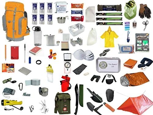 72 Hour Bug Out Backpack Bag Pack Survival Emergency Disaster Kit Zombie 3 Day Supply Kit