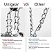 Unigear Crampons for Hiking Boots,Traction Ice Cleats Snow Grips with 18 Spikes for Walking, Jogging, Climbing and Hiking(Large)
