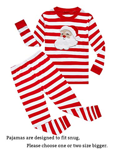 Family Feeling Christmas Bear Little Boys Girls Child Pajamas Sets 100% Cotton Toddler PJS
