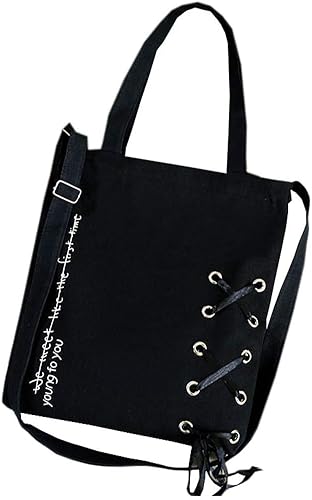 Amazon トートバッグ ショルダーバッグ レディース キャンバス 可愛い オシャレ 無地 人気 大容量 多機能 女性 学生 通勤 通学 カジュアル ファスナー付き シンプル 春 ホワイト ブラック トートバッグ