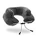 Cabeau Air Evolution Inflatable Travel Neck Pillow - The Best Travel Pillow Built for Maximum Comfort and Portability, Grey