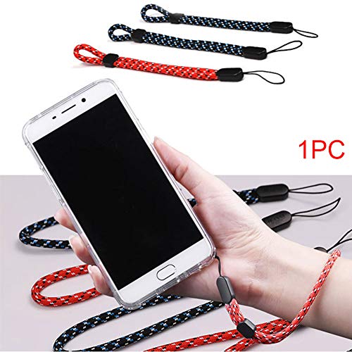 YOTHG Phone Lanyard Accessories DIY Handheld Devices Jacquard Portable Hang Rope Key Holder Wear Resistant Short ID Badge Wrist Straps Adjustable Anti Lost