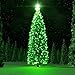 Solar String Lights outdoor 33ft 8 Modes Copper Wire Lights 100 LED Starry Lights waterproof String Lights Decorative lighting for Patio Garden Yard Party Valentines lights(2 PACKS-GREEN)