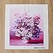 CynKen 50x58cm 3D Silk Ribbon Purple Flower Cross Stitch Kit Embroidery DIY Handwork Home Decoration